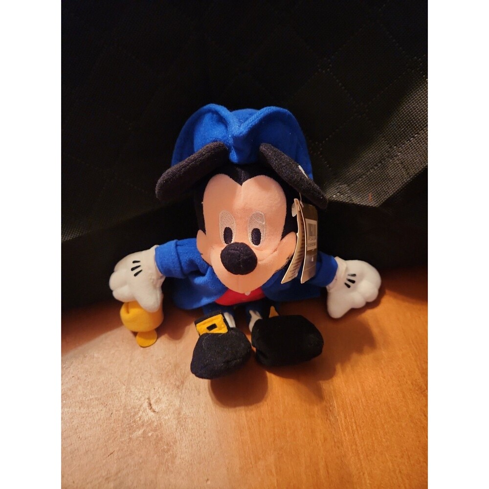 The Disney Store Bean Bag Plush - PAUL REVERE MICKEY MOUSE NWT
